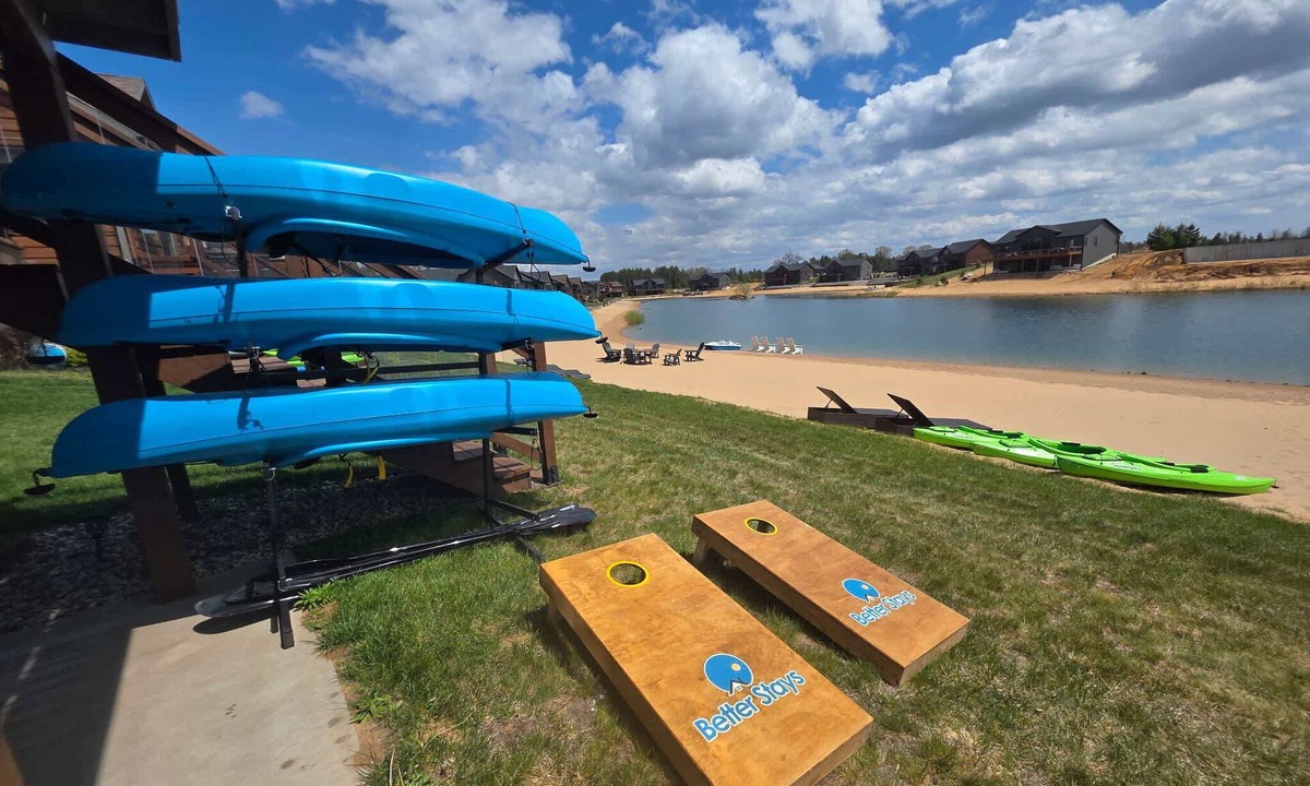 New Lisbon House | Sand and Stone | Lake Front | Inflatables | Kayaks