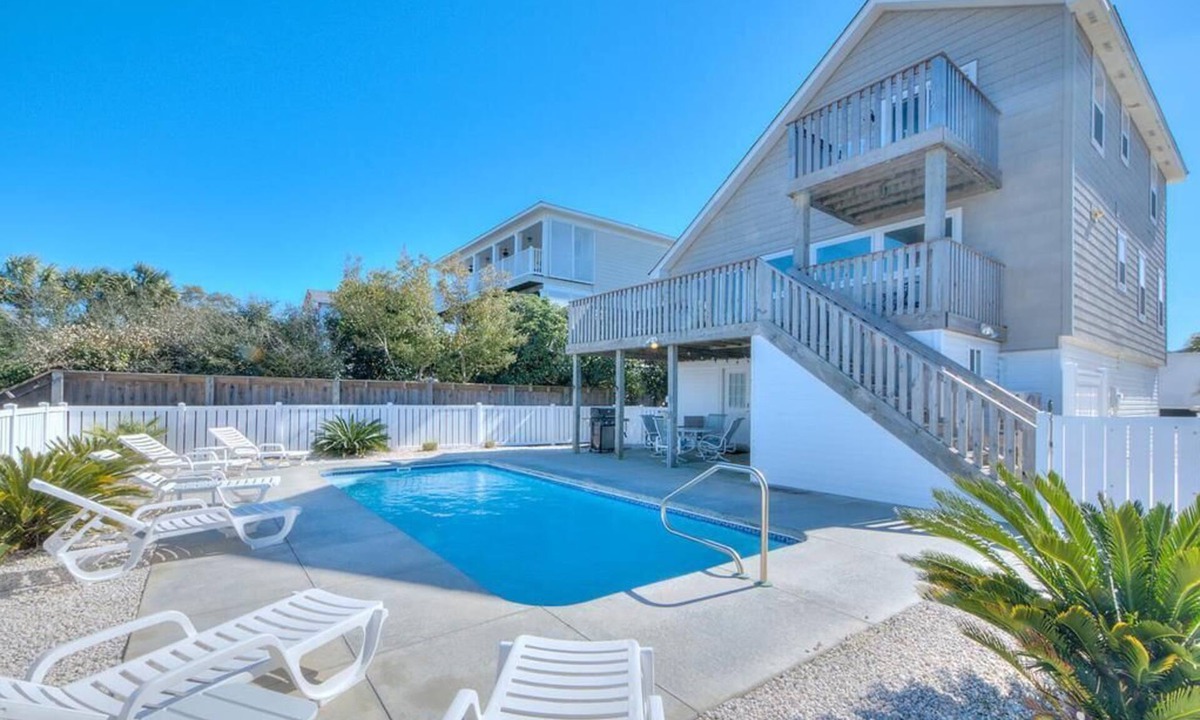Caswell Beach House | Sand Dollar: Experience renovated 4BR/3BA, Pool, Water Views, Caswell Beach, NC.