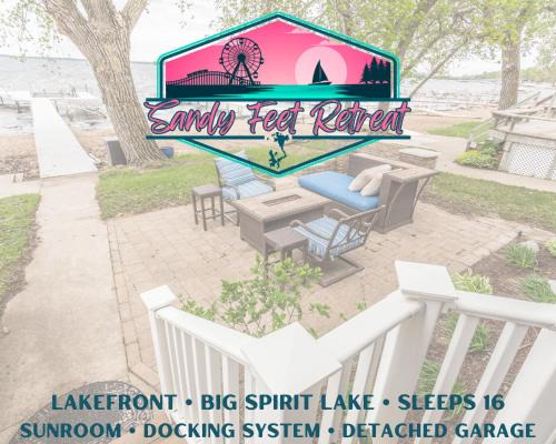 Spirit Lake Villa | Sandy Feet Retreat on Big Spirit Lake