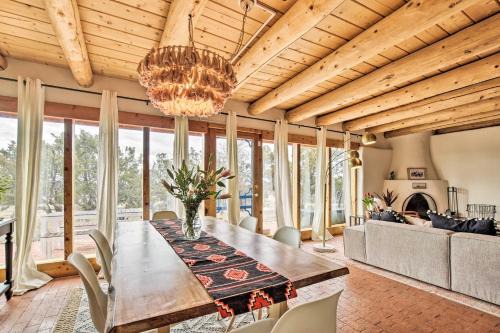 Eldorado at Santa Fe House | Santa Fe Desert Adobe Retreat - Mountain Views