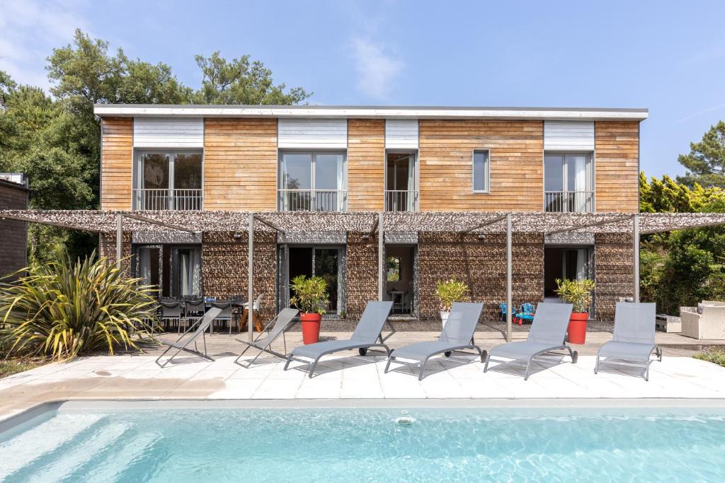 Moliets-et-Maa House | Santos Villa Piscine Proche Plage