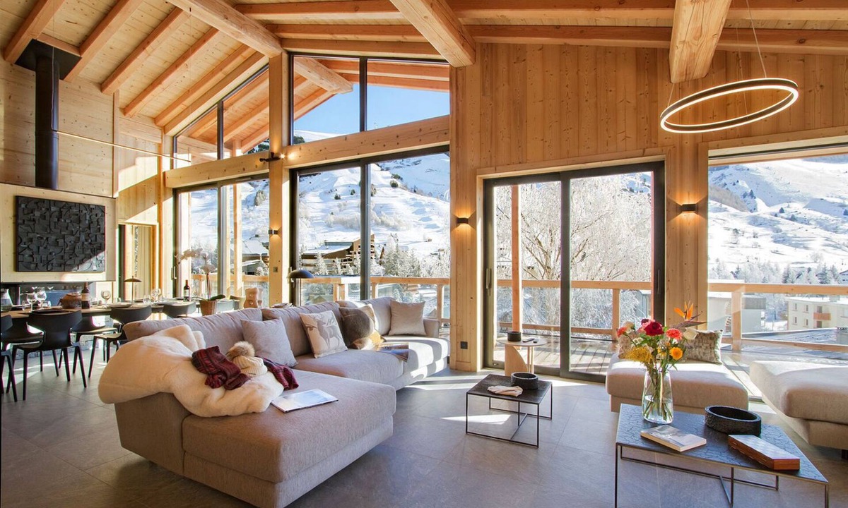 Mont-de-Lans Ski Chalet | Sauna, bain à remous, vues imprenables et plus !