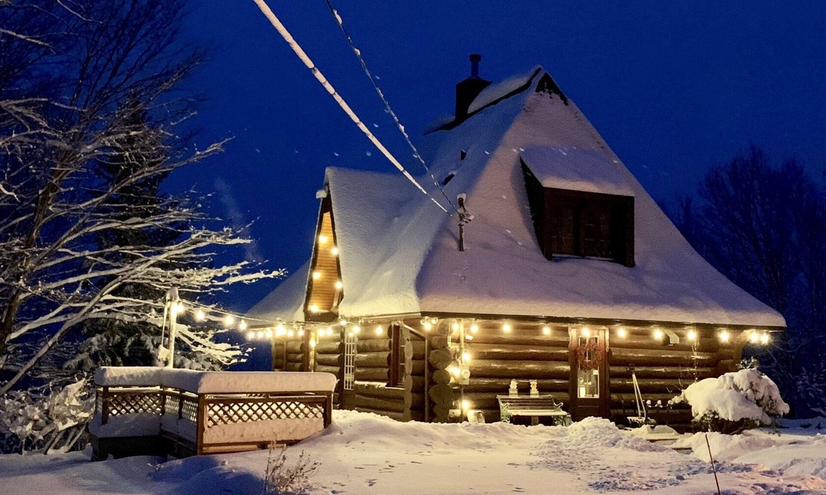 Saint-Faustin-Lac-Carre Ski Chalet | Scandinave Log Chalet Mont-Blanc