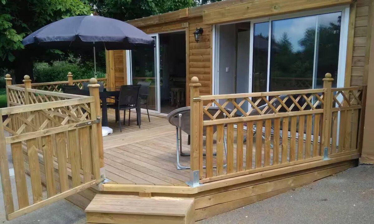 Enquin-sur-Baillons Ski Chalet | Scandinavian style gîte "le clos du cygne" not far from Le Touquet and Berck!