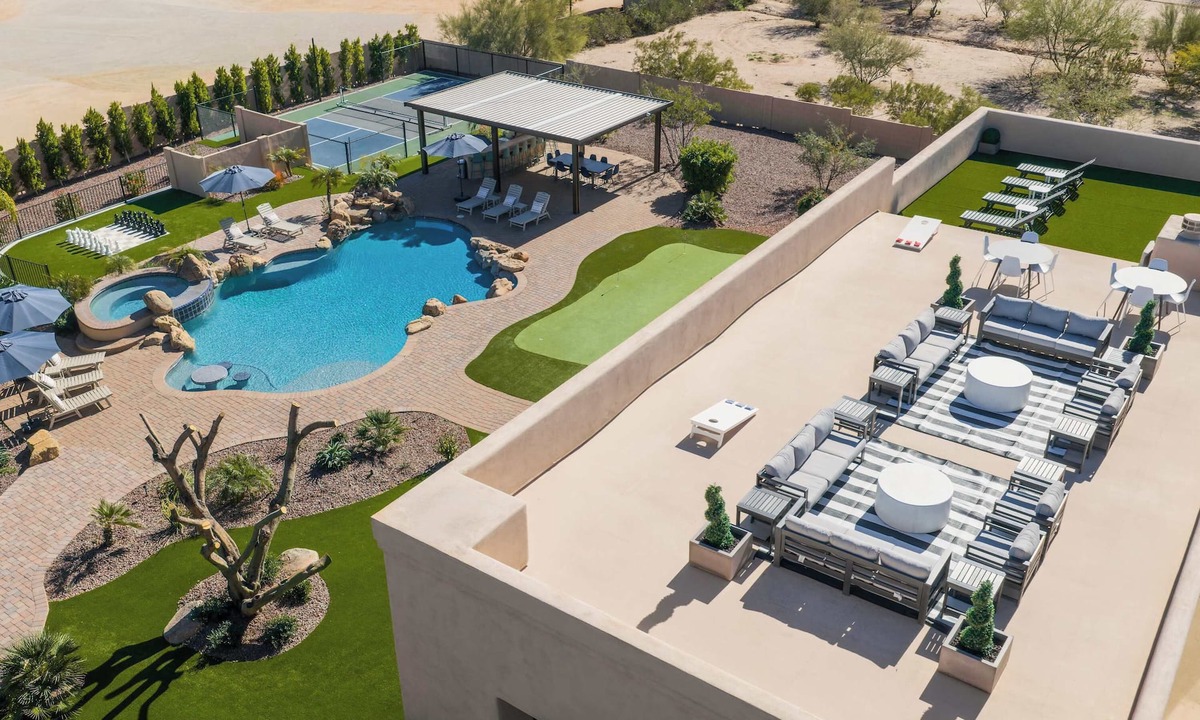 Rio Verde Foothills House | Scottsdale Rose Sleeps 40 Pool Pickleball Rooftop