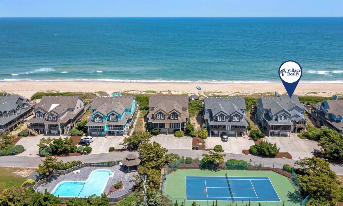 Nags Head House | Sea Pointe 4B: Oceanfront, Shared Pool, Tennis