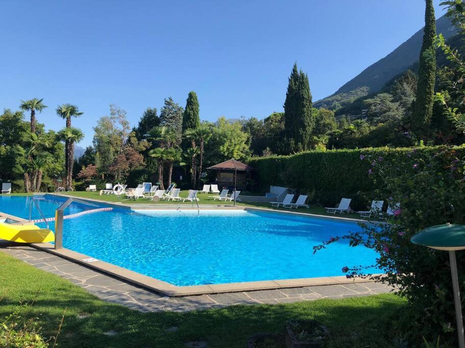 Bissone Apartment | Sea, Pool, private Beach
