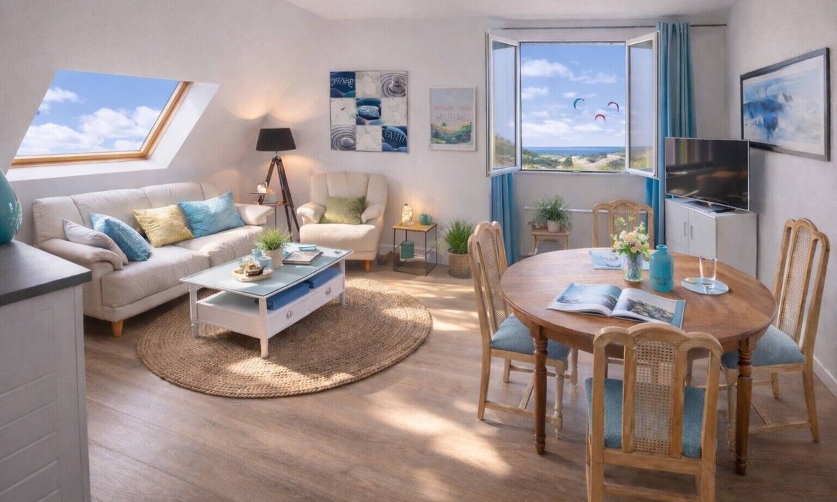 Penvins Apartment | Sea View Apartment Near the Beach – Terrace, Parking