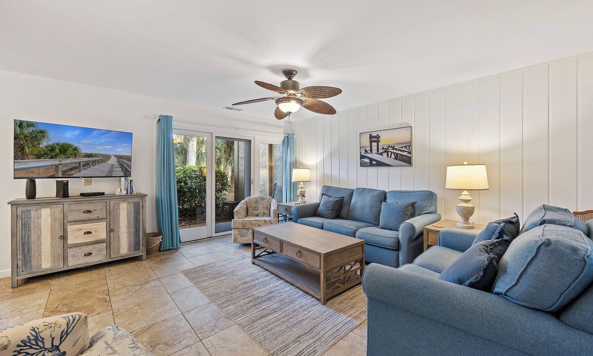 Sea Pines Villa | SeaPines, Updated, Golf view, On site pool, Pet friendly, Walk to the Beach