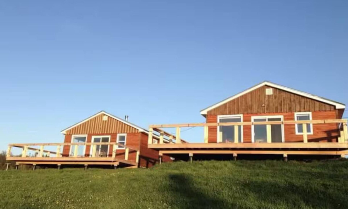 Arisaig Ski Chalet | Seaside Cottage 1. at Steinhart Distillery with ocean views.