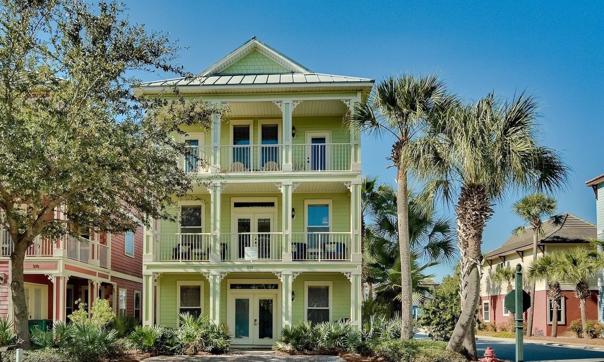 Villages of Crystal Beach House | Seaside Therapy — Walk to the Beach & Only 100 ft to the Resort-Style Pool!