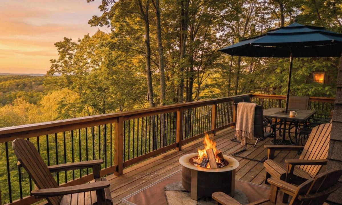 Bellaire House | Secluded A-Frame with Epic views - Access to Pools