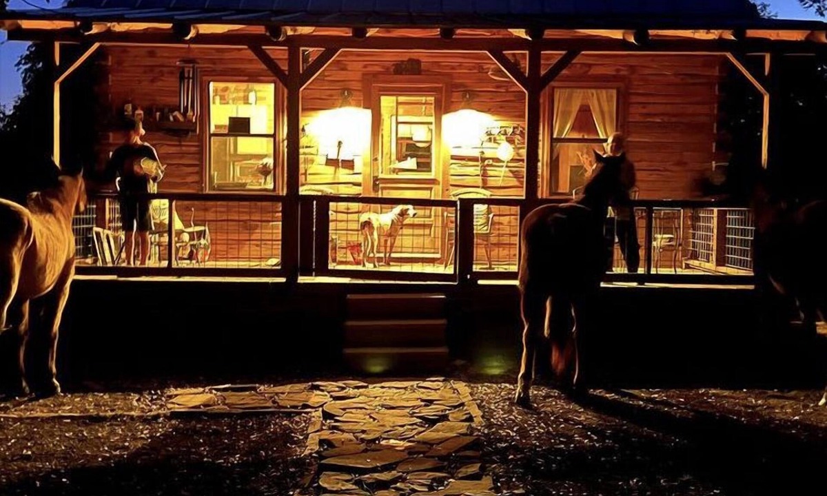 Lometa Cabin | Secluded cabin 20 minutes from Colorado Bend State Park. Small dogs only.