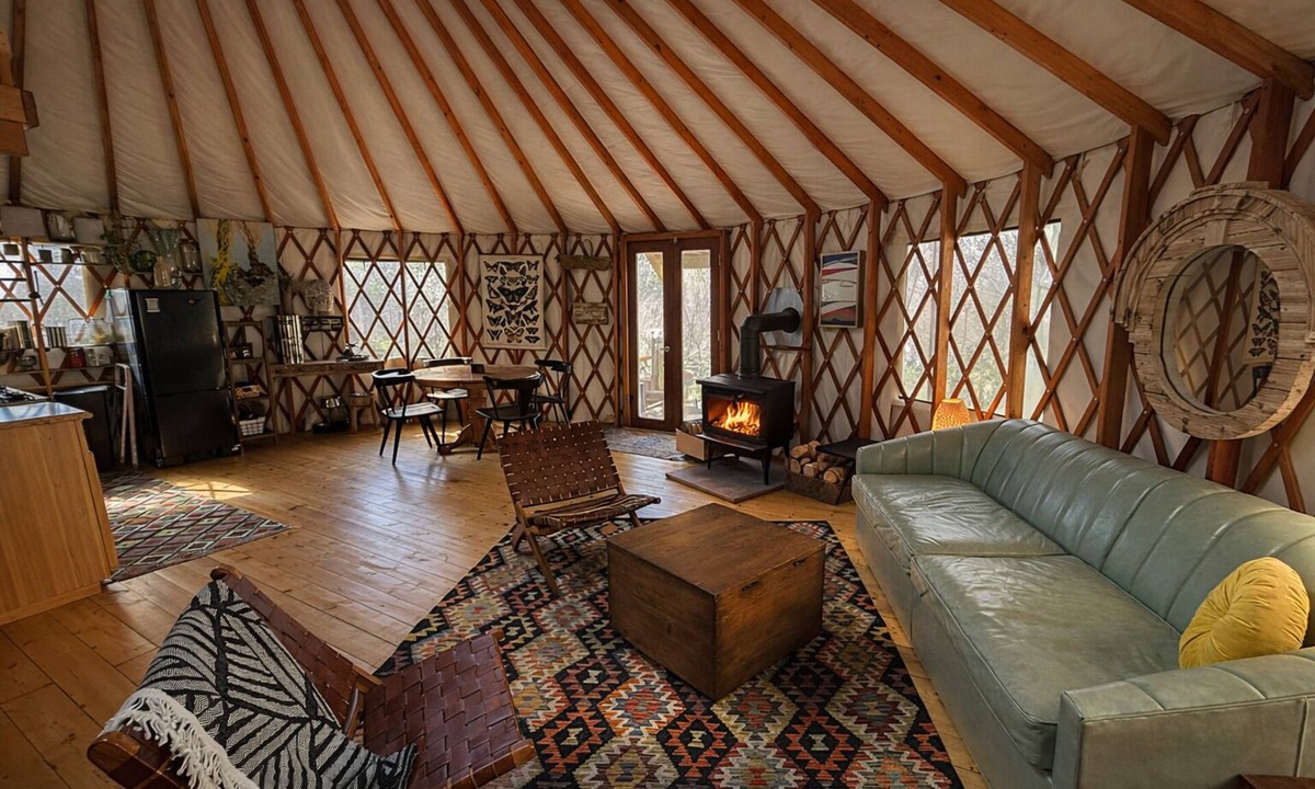 Hermosa Cabin | Secluded Off-Grid Yurt with Forest Access, Orchard & Gardens