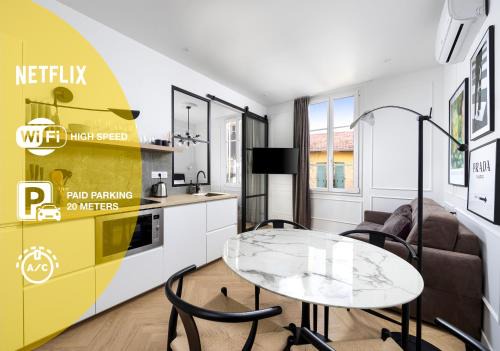 Monte Carlo City Centre Apartment | Secret Contemporary Courtyard