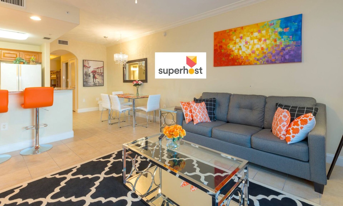 Florida Central Atlantic Coast Condo | Sensational Water View 1 Mile to Disney Newly Renovated Superb Location