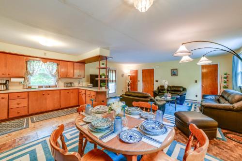 Roscoe Apartment | Serene Duplex with On-Site Brook in Callicoon Center