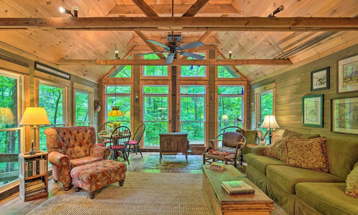 Chatsworth Cabin | Serene 'Falls View' Cabin w/ Grill & Views!