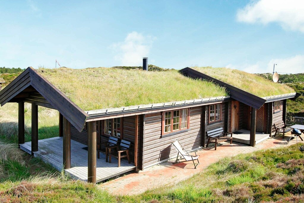 Grærup Strand House | Serene Holiday Home in Oksbol with Terrace