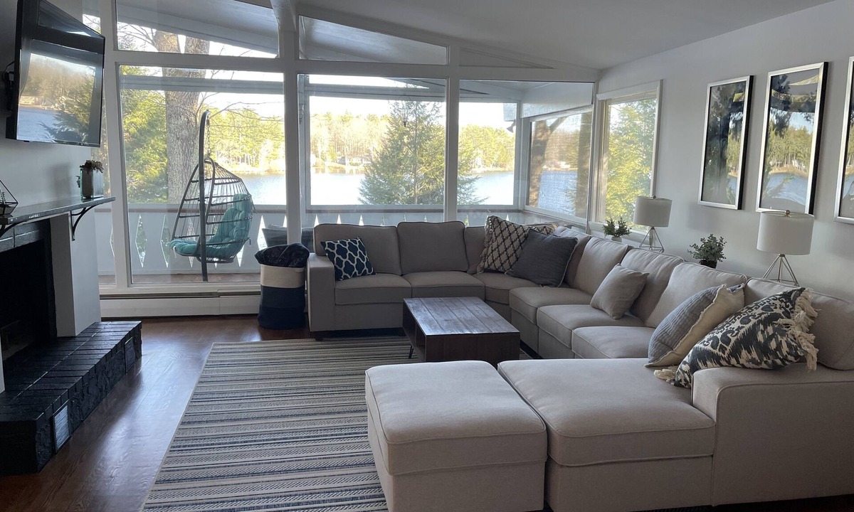 Rindge House | Serene Lakefront Home - Dock, Small Private Beach & Gorgeous Views