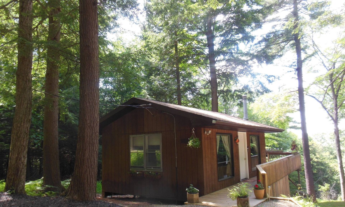 Wellsville Cabin | Serenity-Private, Secluded Cabin-Scenic Deck View of Sunset- Hiking-Pet friendly