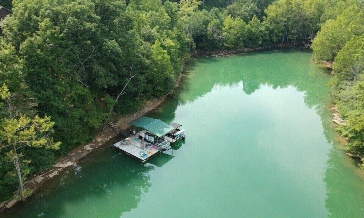Flat Hollow Marina Cabin | Shady Grove' kayaker's paradise, private dock & safe swimming, gentle slope