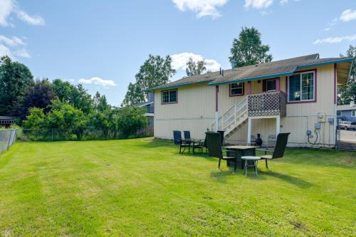 University Area Apartment | Shared Yard and Fire Pit Airy Anchorage Apt!