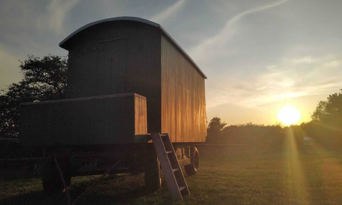 Hammerpot House | Shepherd's Hut set in private meadow