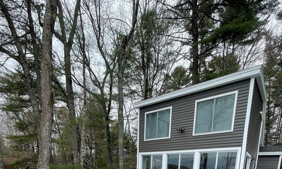 Standish Cottage | Shorefront on Sebago Lake. Private Sandy Beach