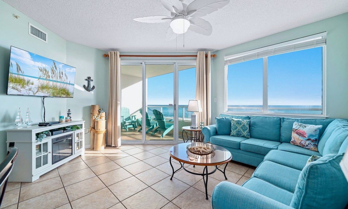 Orange Beach Condo | Silver Beach 303 | Updated, Direct Beach Front, Pet Friendly!