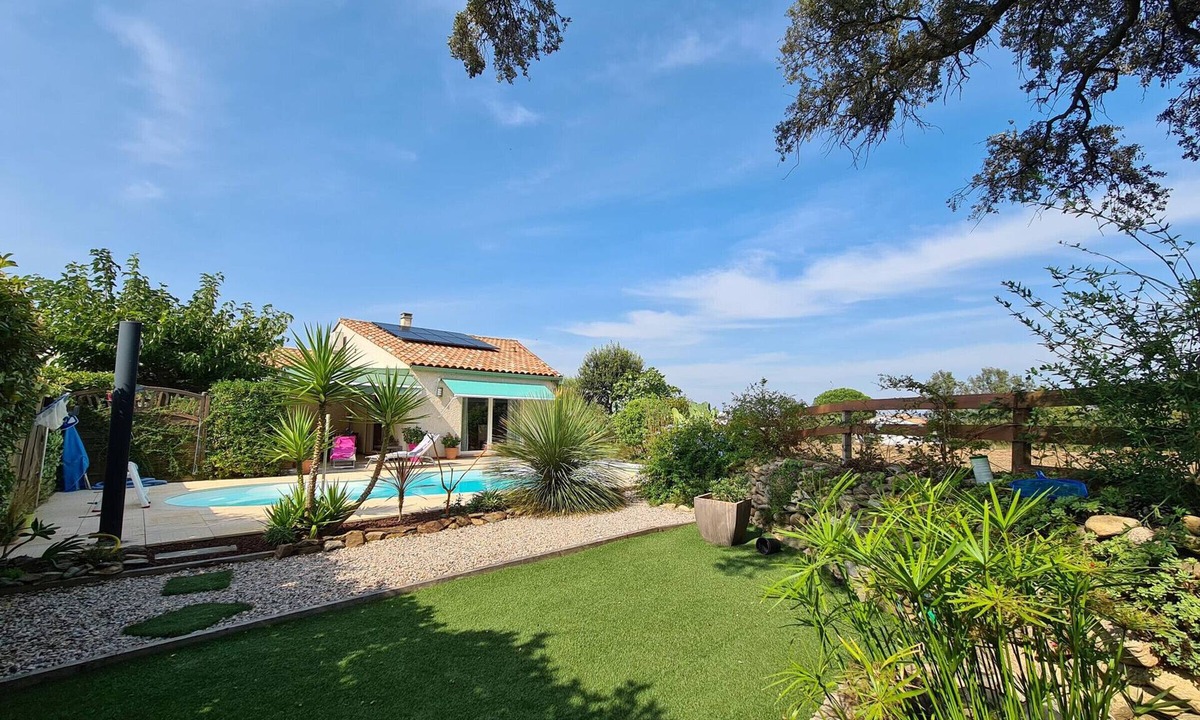 Sorede House | Single-story house with AC and private pool in Sorède