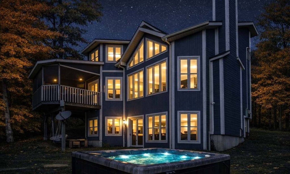Saint-Faustin-Lac-Carre House | Ski in-Car out View, Hot tub, near Tremblant