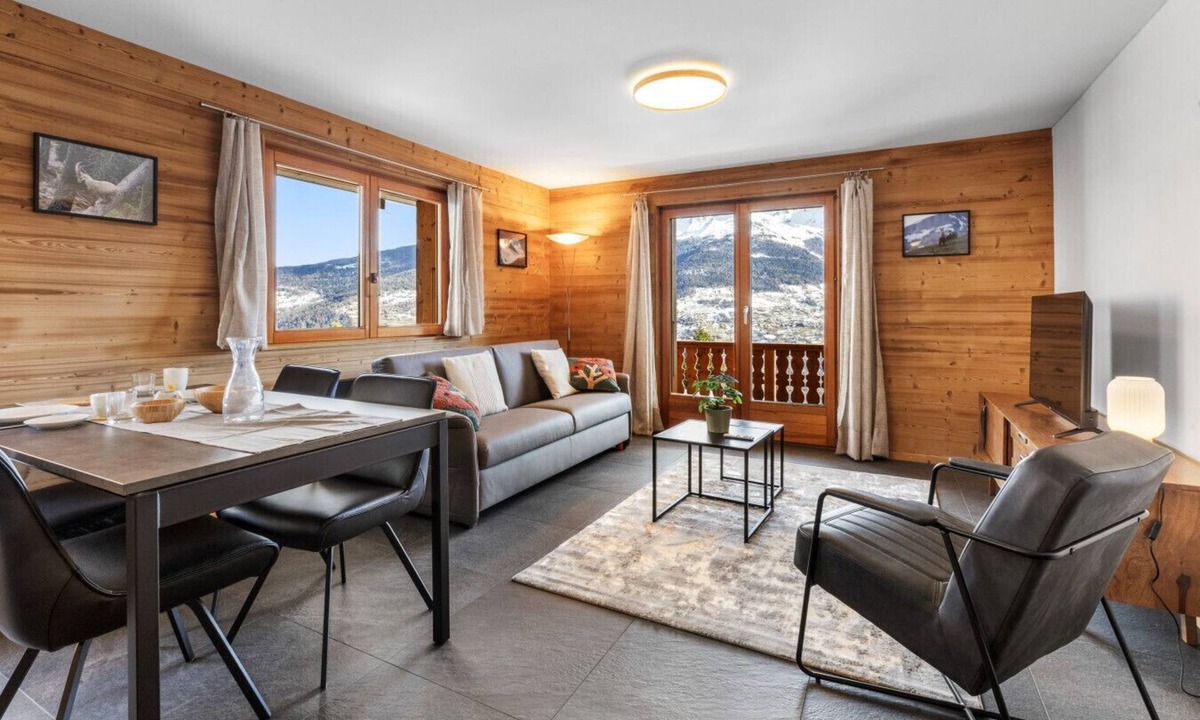 Heremence Apartment | Ski in/ski out apartment - 4 Vallées ski area