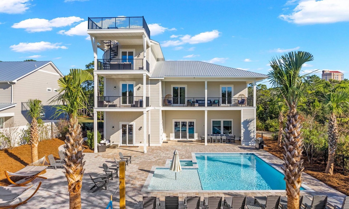 Gulf Pines House | Sky's Oasis | Huge Private Pool/Spa | Game Room | Private Beach Access