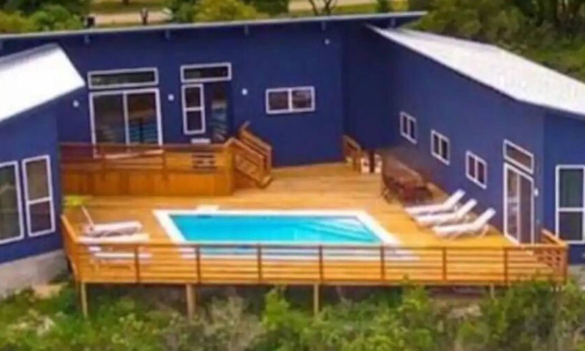 Gruene House | skyhouse Guadalupe AZUL +cliffside+private pool