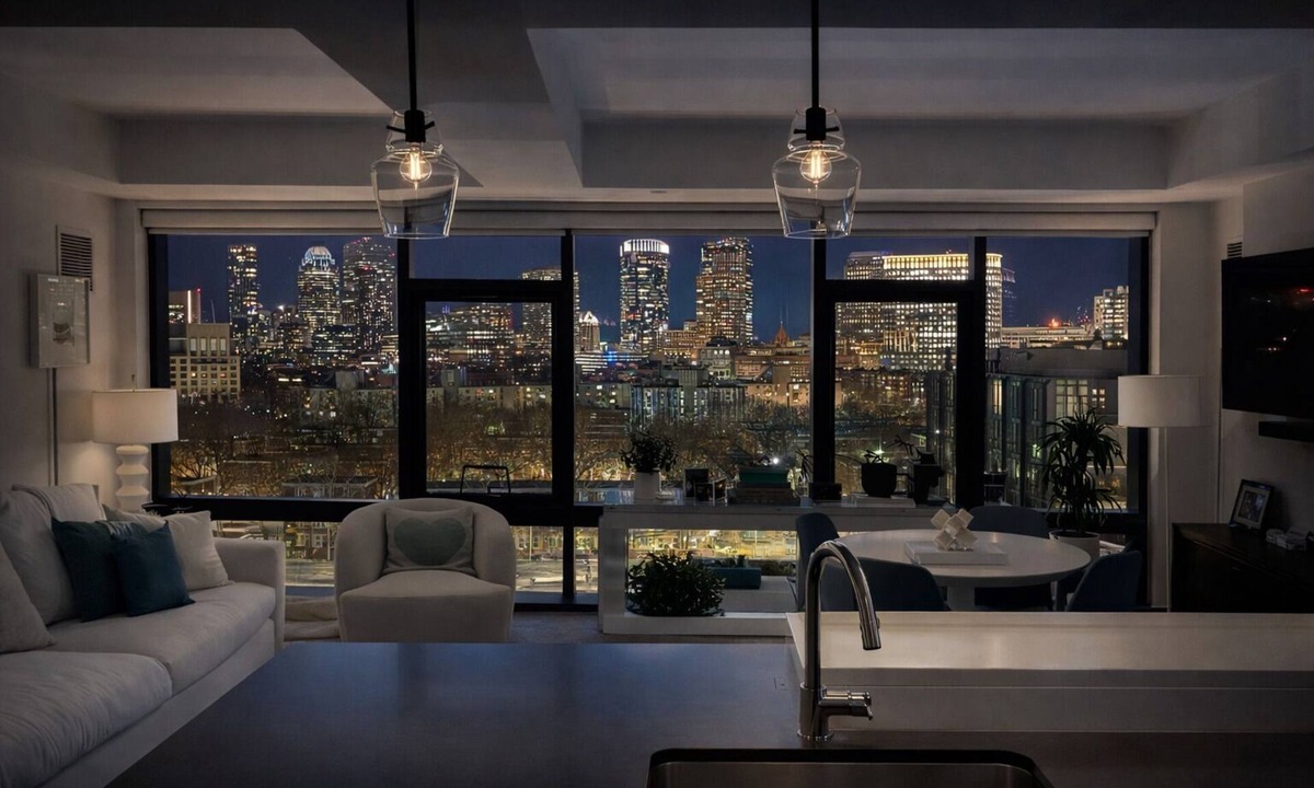 South End Apartment | Skyline Luxe: Premium 2BR Steps to Train & World Cup Access
