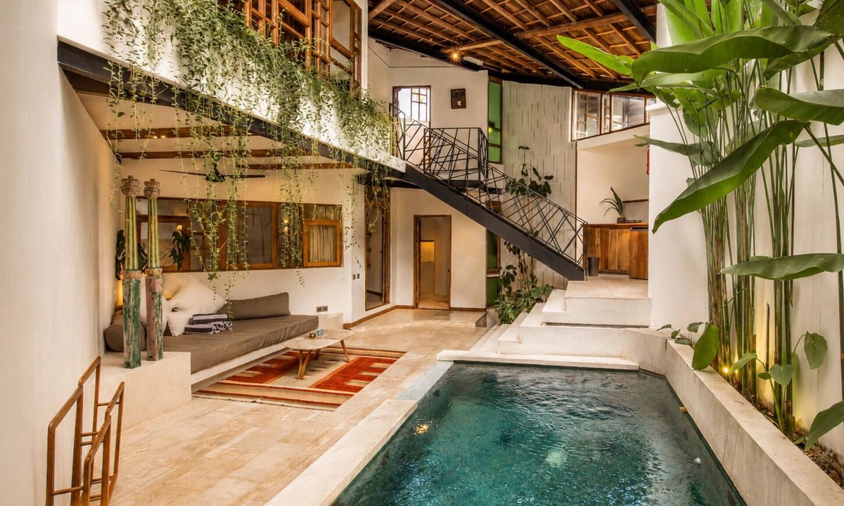Pererenan Villa | Sleek 2-BR Art Deco Villa, 800m to the Beach