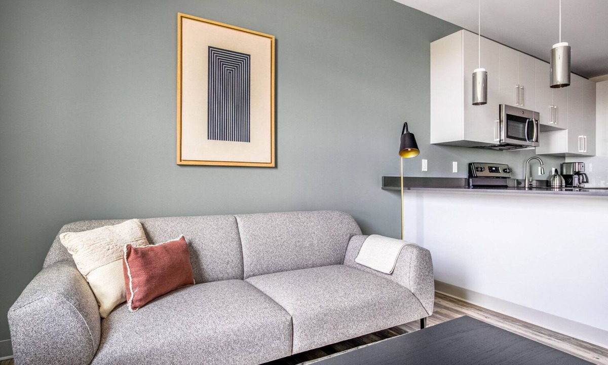 St. Elizabeth's Apartment | Sleek Brighton 1BR w/W/D, Pool, near T & Restaurants, by Blueground