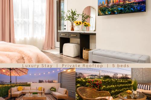 Washington Ave./ Memorial Park House | Sleeps 10! Rooftop Luxe Pet-Friendly Downtown HTX