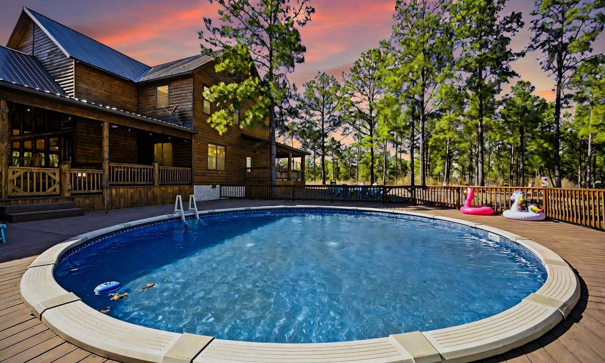 Broken Bow Cabin | Sleeps 24 * Luxe Pool Cabin Secluded w/Game Room