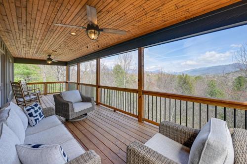 Andrews House | Smoky Mountain Cabin Rental: Game Room, Fire Pit!