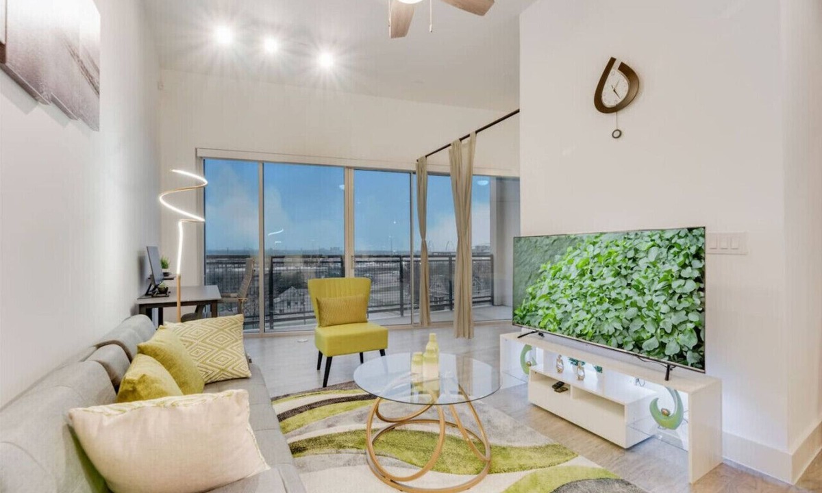 Cedars Apartment | Snazzy loft style 2BR | Gym | Parking | Workspace