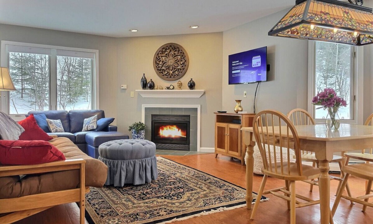 Killington Apartment | SnowDen- Pool, Gym, Hiking, Fireplace!