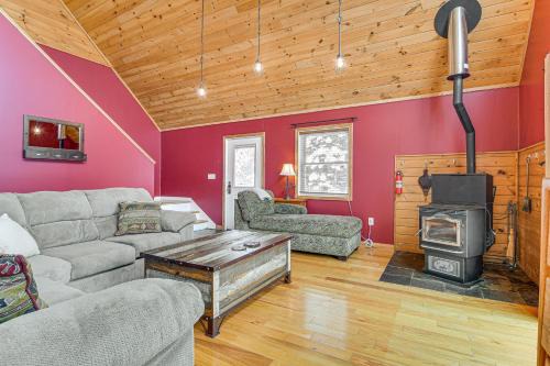 Morgan House | Snowmobiling On-Site Secluded Vermont Getaway