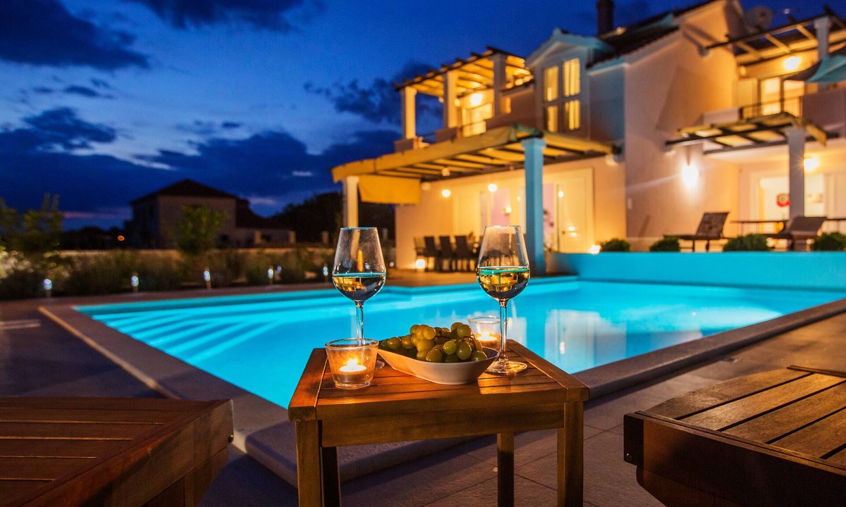 Grohote Villa | Solta, Villa Giove, Elegant & Modern 4BR, Fully AC, large heated salted pool