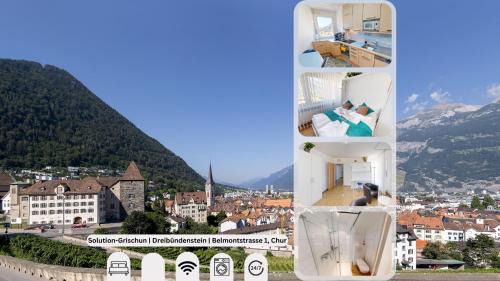 Chur House | Solution-Grischun Apartments - Berninaexpress - Städterip - atemberaubende Aussicht