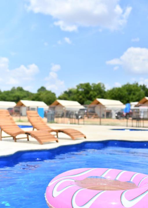 Sutherland Springs Other | Son's Rio Cibolo Glamping Cabin #B Poolside Cabins with Hot Tubs, Paddle Boarding, and More!