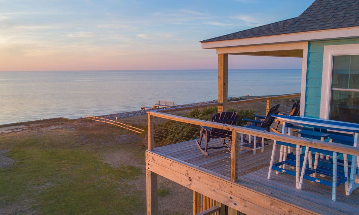 Rodanthe House | Soundfront with Hot Tub, Elevator, Game Room, Windsports Access, Private Dock