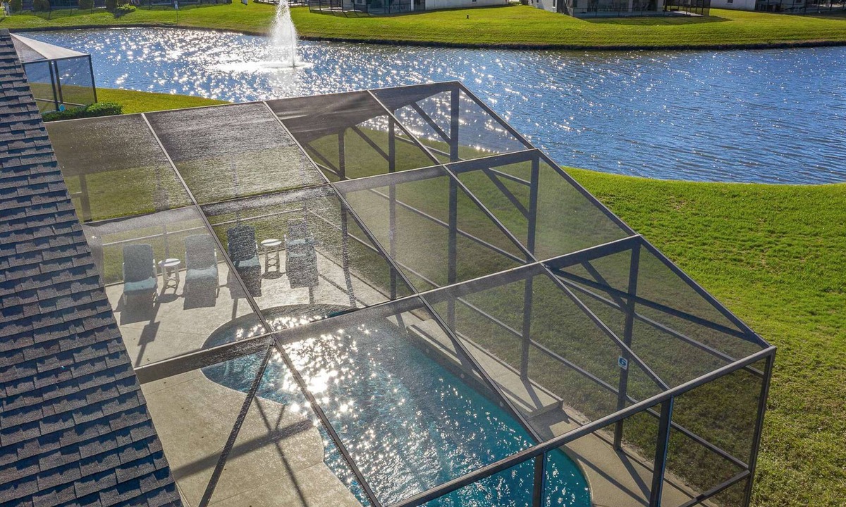 Cumbrian Lakes House | South facing private pool villa, gated community lake views from deck!