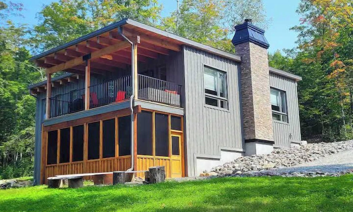 Les Collines-de-l'Outaouais Regional County Municipality Ski Chalet | Spa, Firepit & Nature | Chalet de la Colonie